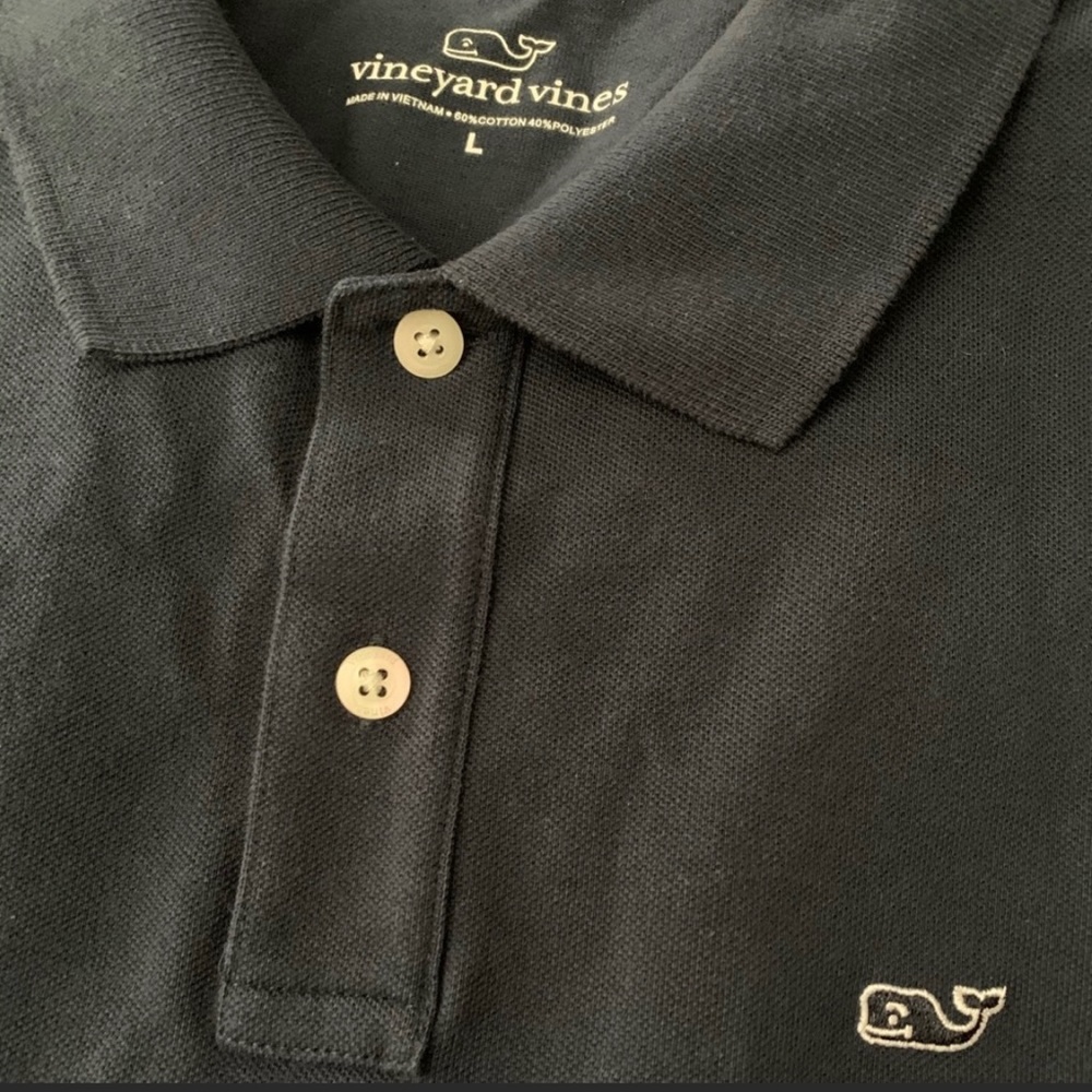 Vineyard Vines Navy Blue Polo Shirt